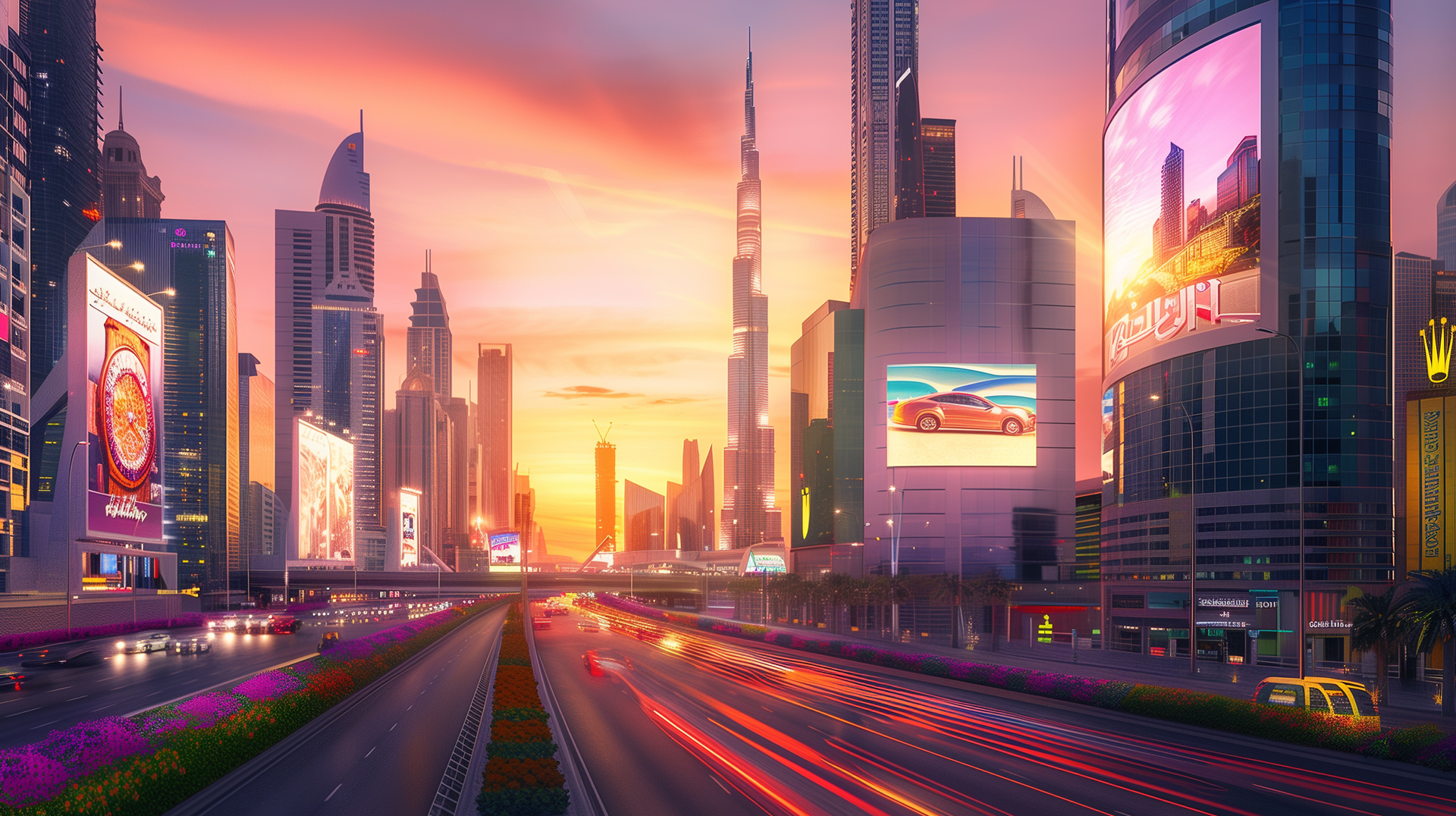 Digital Wall Banners on Buildings